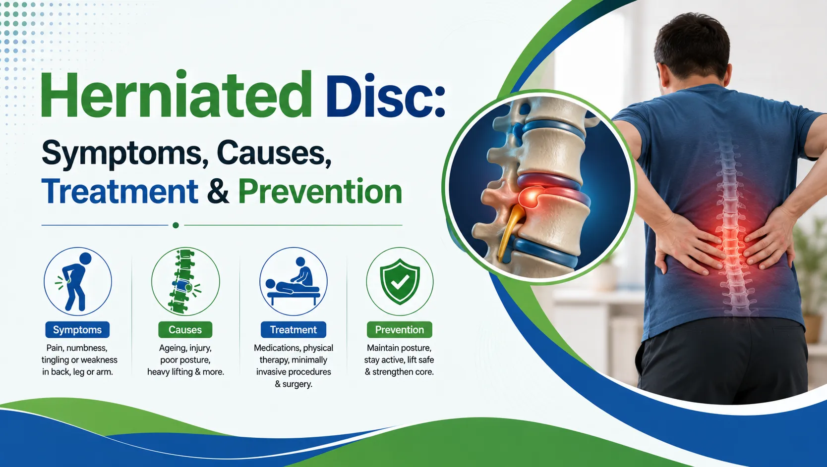 Herniated Disc: Symptoms, Causes, Treatment & Prevention